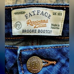 FatFace Blue Denim Jeans
Worn & washed 2x’s like new condition 
UK 16 US 12